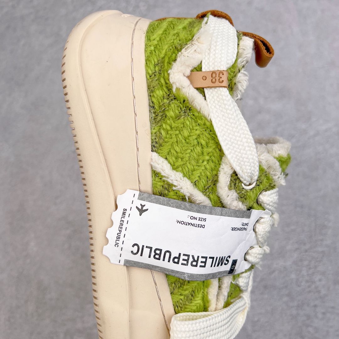 图片[6]-＃开春福利 SMILEREPUBLIC檀健次同款经典新款起司猫低帮开口笑厚底帆布鞋 新晋街头鞋履品牌SMILEREPUBLIC Canvas 系列 以 SMILE 为灵感来源 捕捉潮流 主打柔软的帆布设计 有裁切的羊毛流苏与独特编织技艺 超软水染牛皮内里 注塑成型鞋垫 4cm厘米外增高效果橡胶鞋底 尺码：35 36 37 38 39 40 41 42 43 44-选品中心