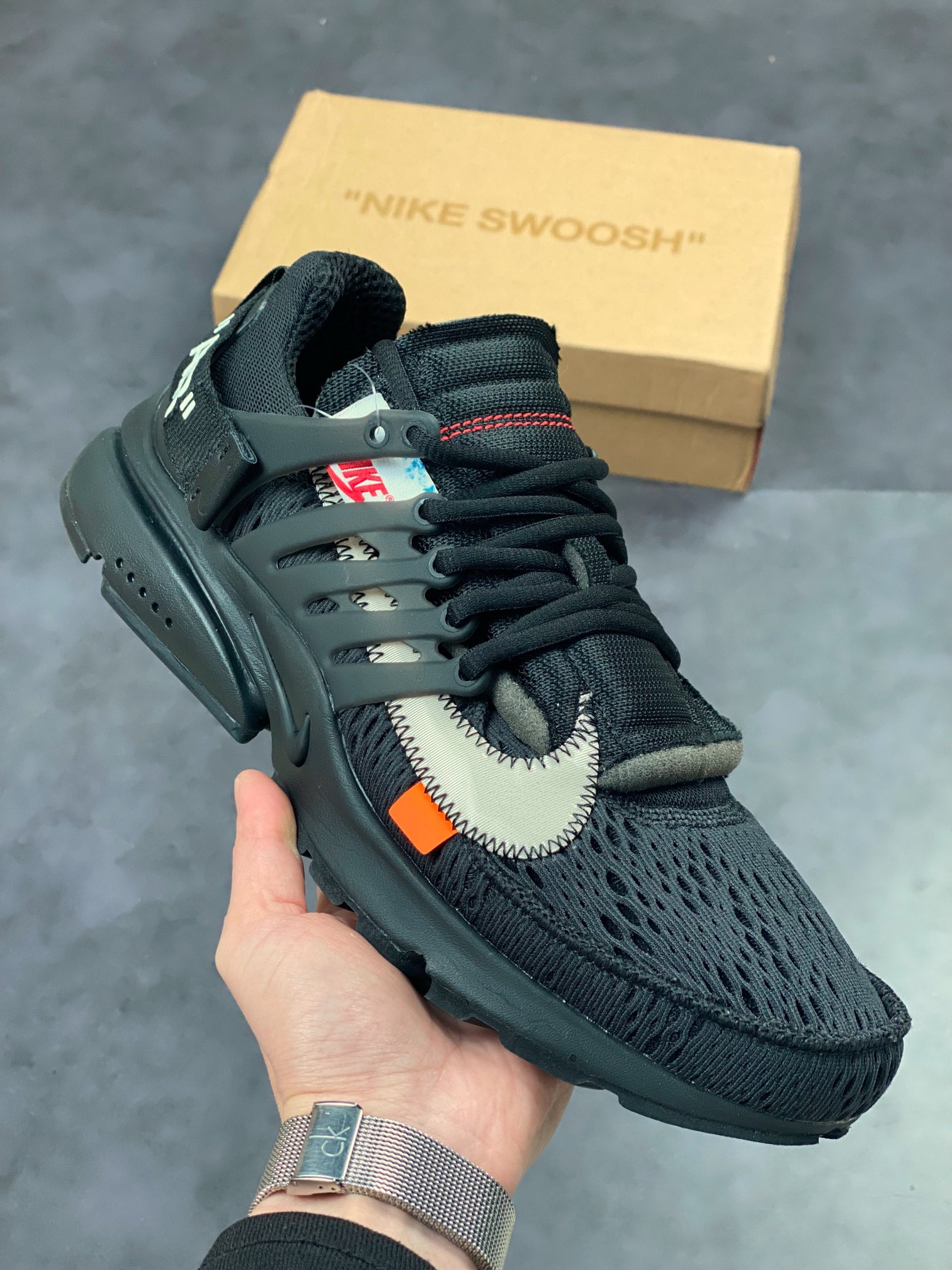 320 Off-White x Nike Air Presto 一代耐克王休闲运动百搭慢跑鞋 AA3830-002