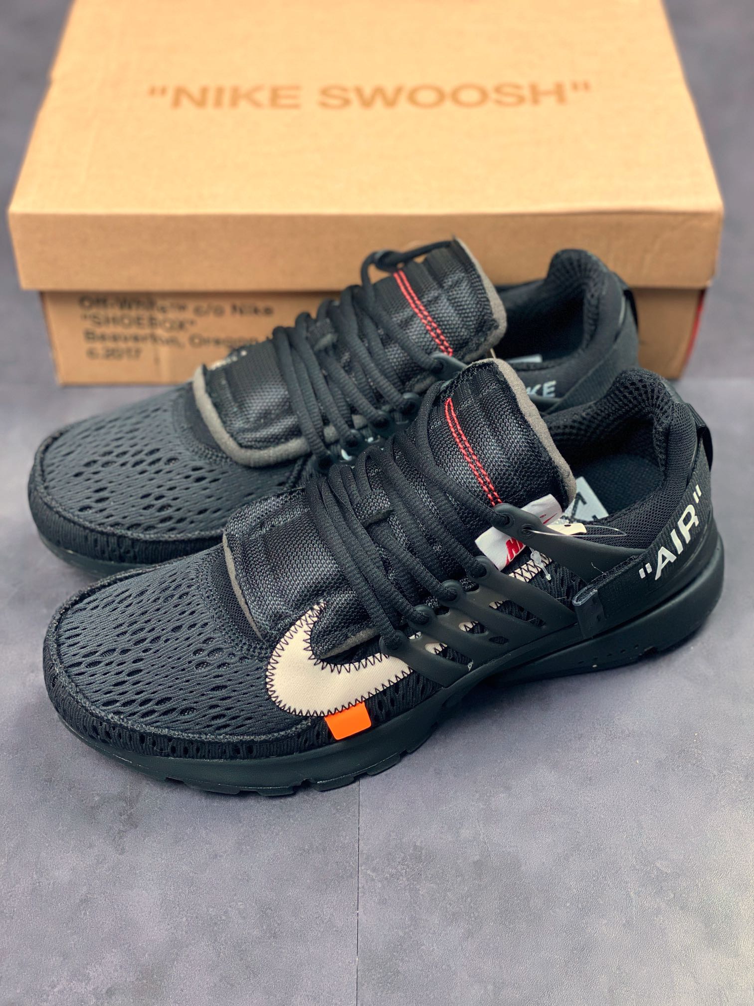 320 Off-White x Nike Air Presto 一代耐克王休闲运动百搭慢跑鞋 AA3830-002