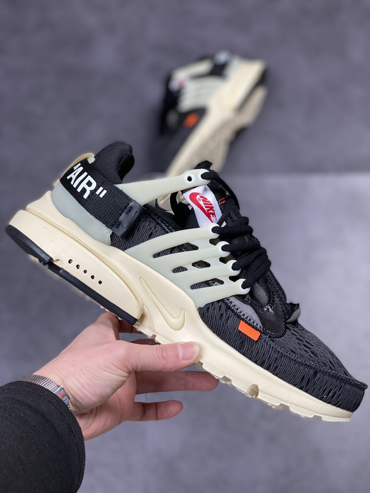 320 Off-White x Nike Air Presto 一代耐克王休闲运动百搭慢跑鞋 AA3830-001