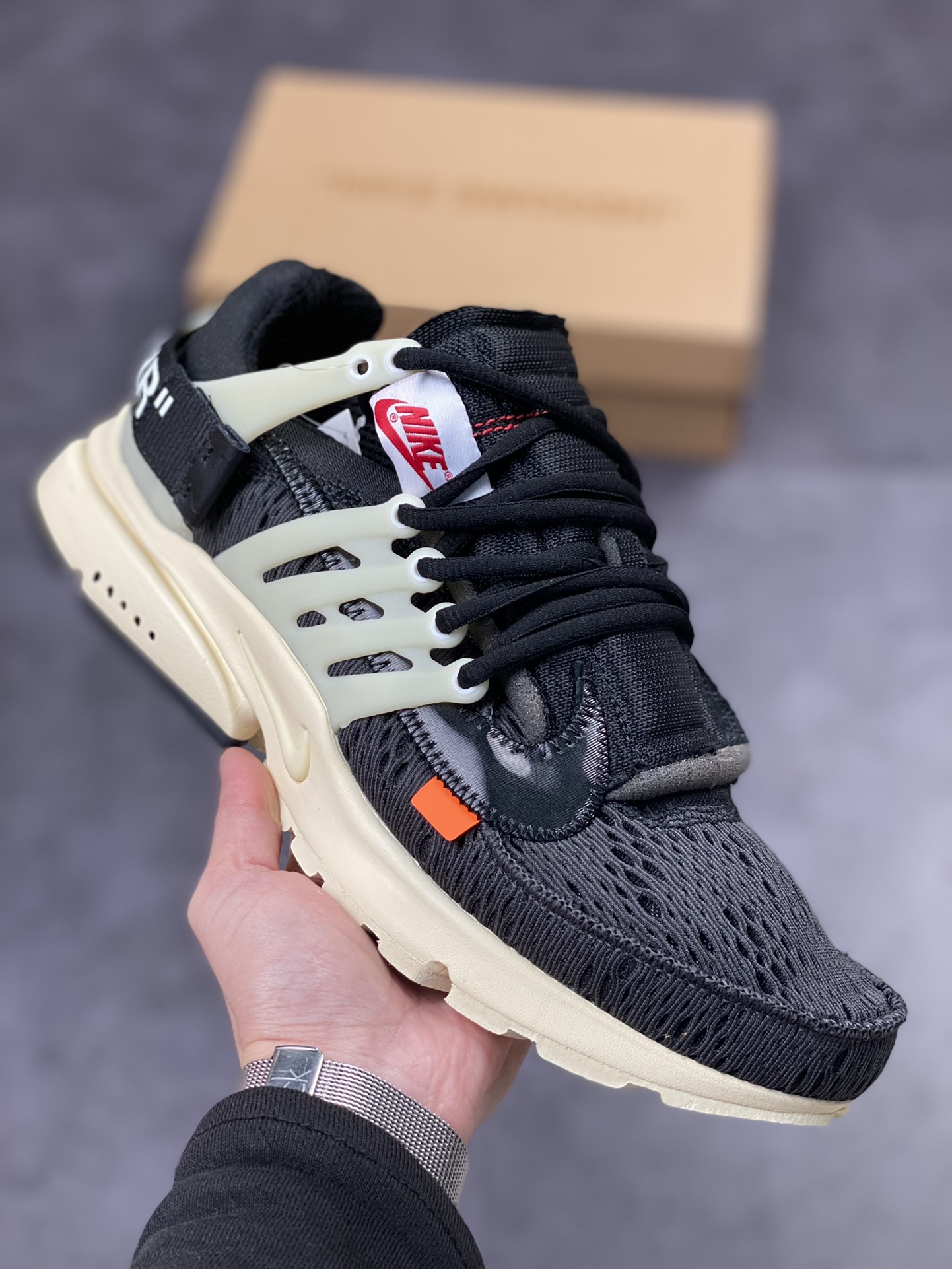 320 Off-White x Nike Air Presto 一代耐克王休闲运动百搭慢跑鞋 AA3830-001