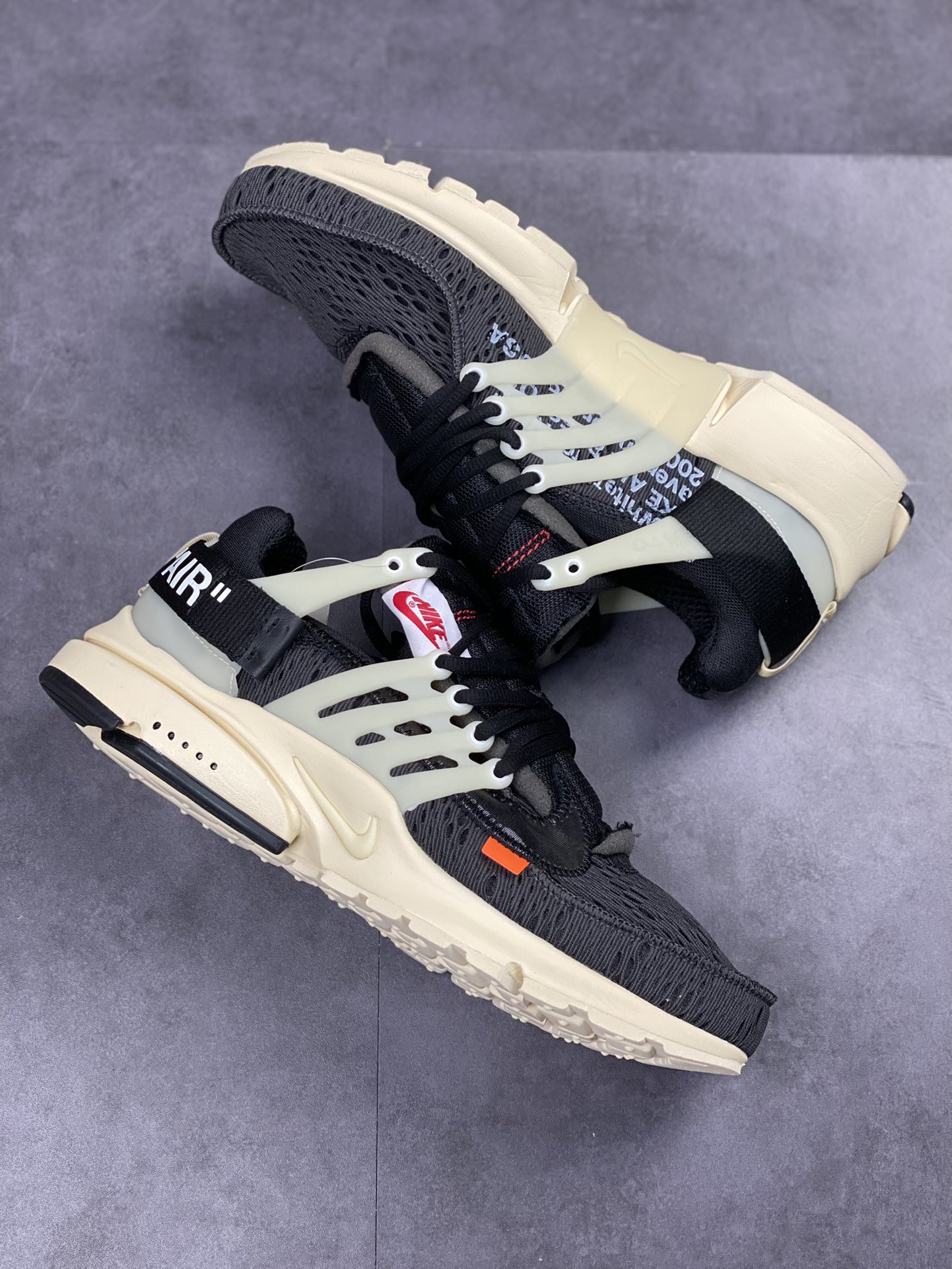 320 Off-White x Nike Air Presto 一代耐克王休闲运动百搭慢跑鞋 AA3830-001