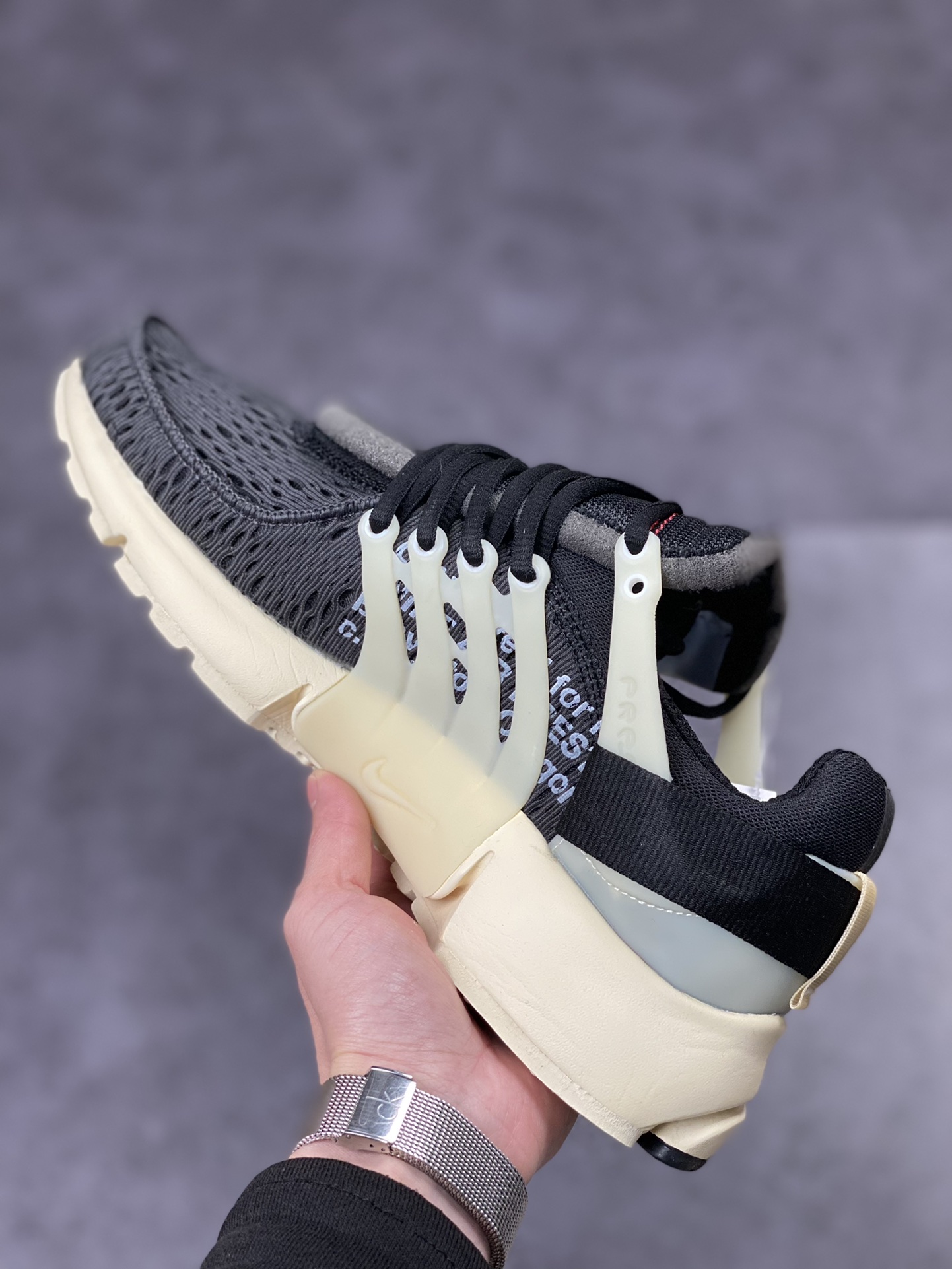 320 Off-White x Nike Air Presto 一代耐克王休闲运动百搭慢跑鞋 AA3830-001