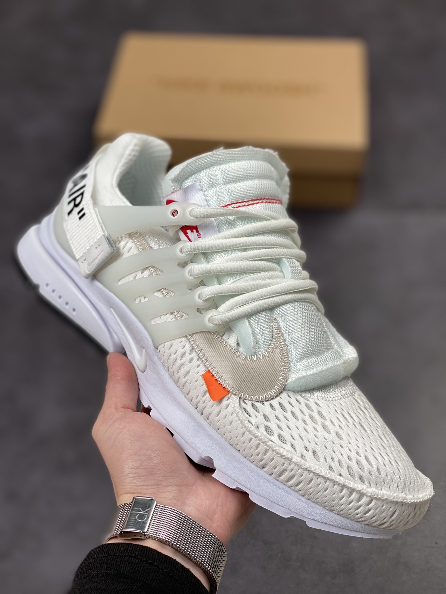 320 Off-White x Nike Air Presto 一代耐克王休闲运动百搭慢跑鞋 AA3830-100
