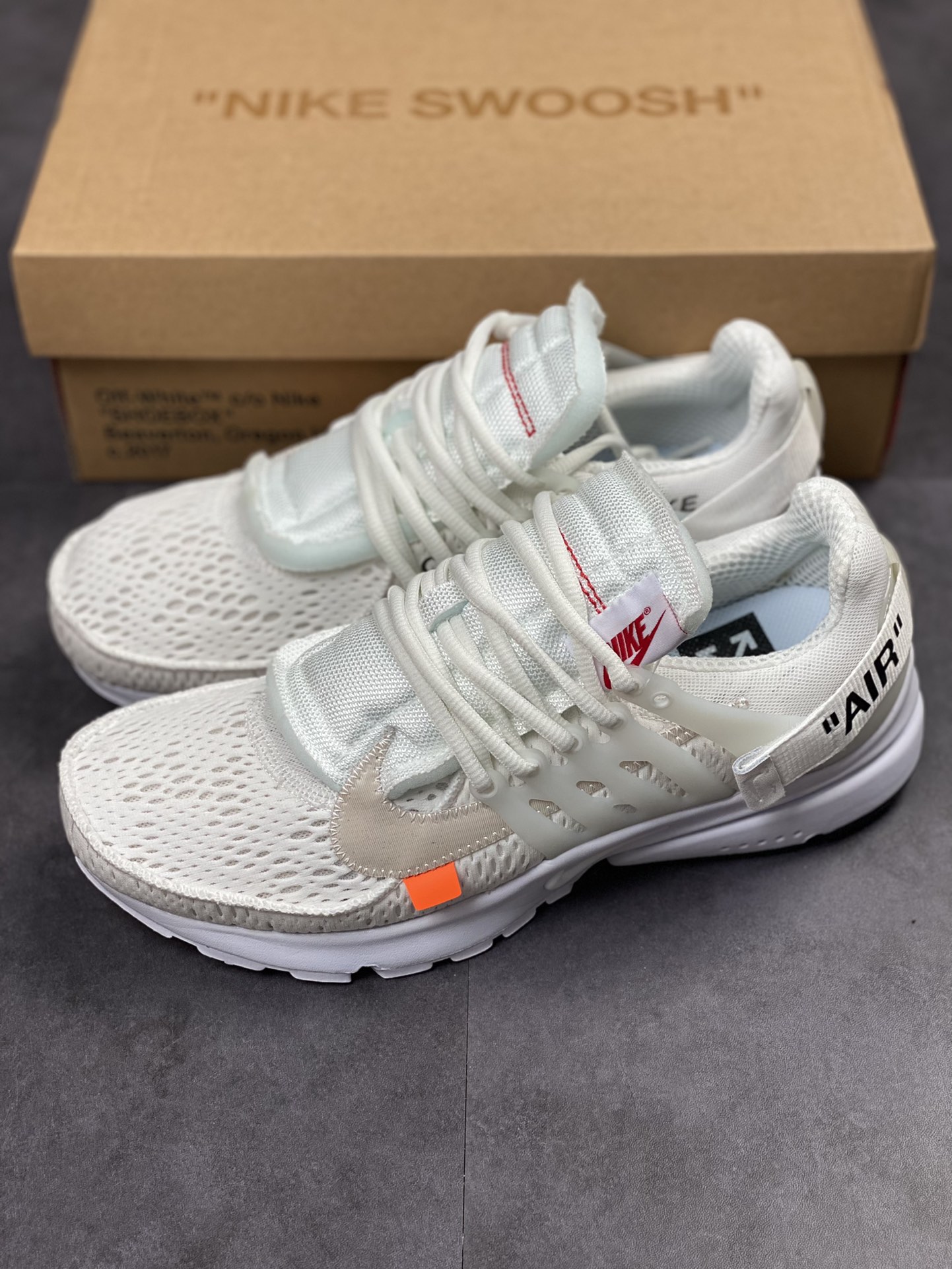 320 Off-White x Nike Air Presto 一代耐克王休闲运动百搭慢跑鞋 AA3830-100