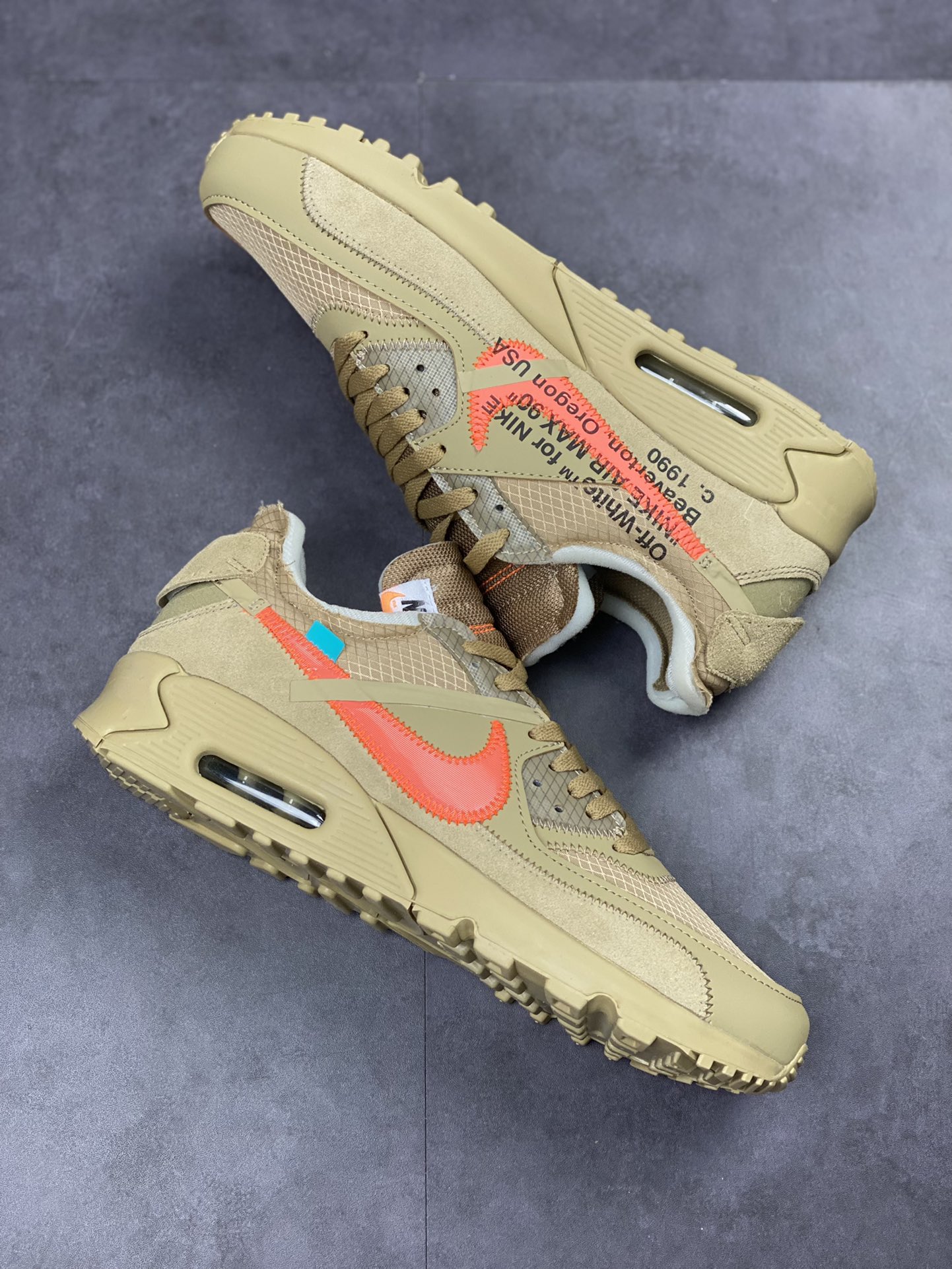 320 Off-White X Nike Air MAX90 重磅联名 AA7293-200