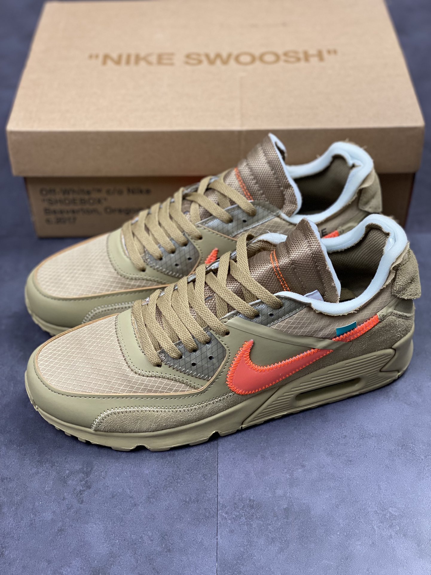 320 Off-White X Nike Air MAX90 重磅联名 AA7293-200