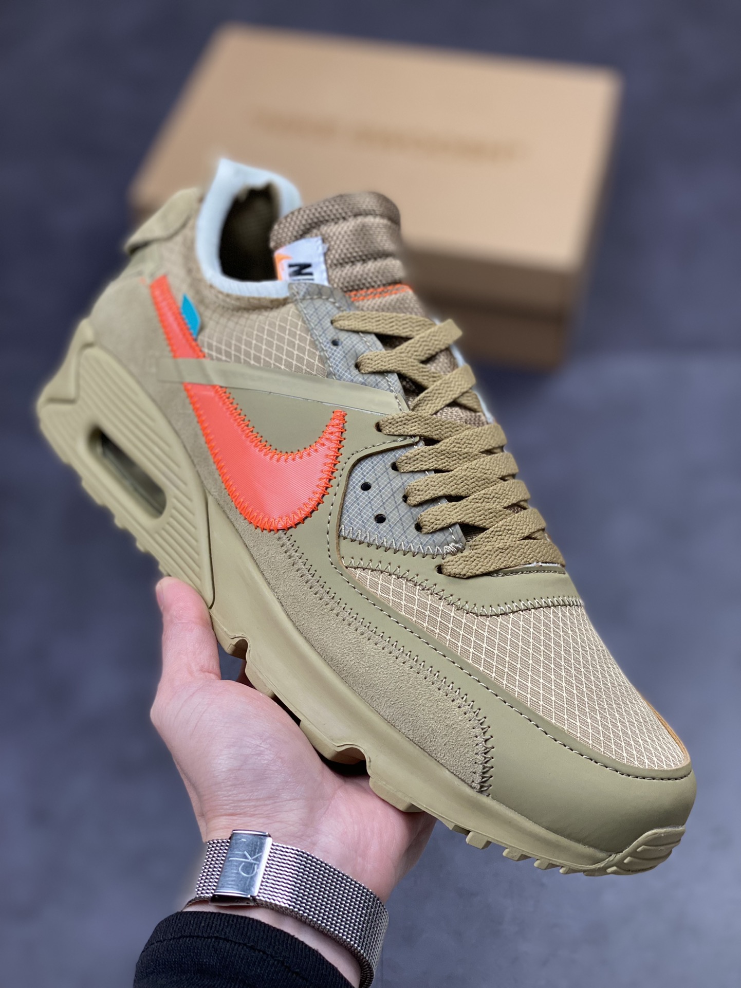 320 Off-White X Nike Air MAX90 重磅联名 AA7293-200