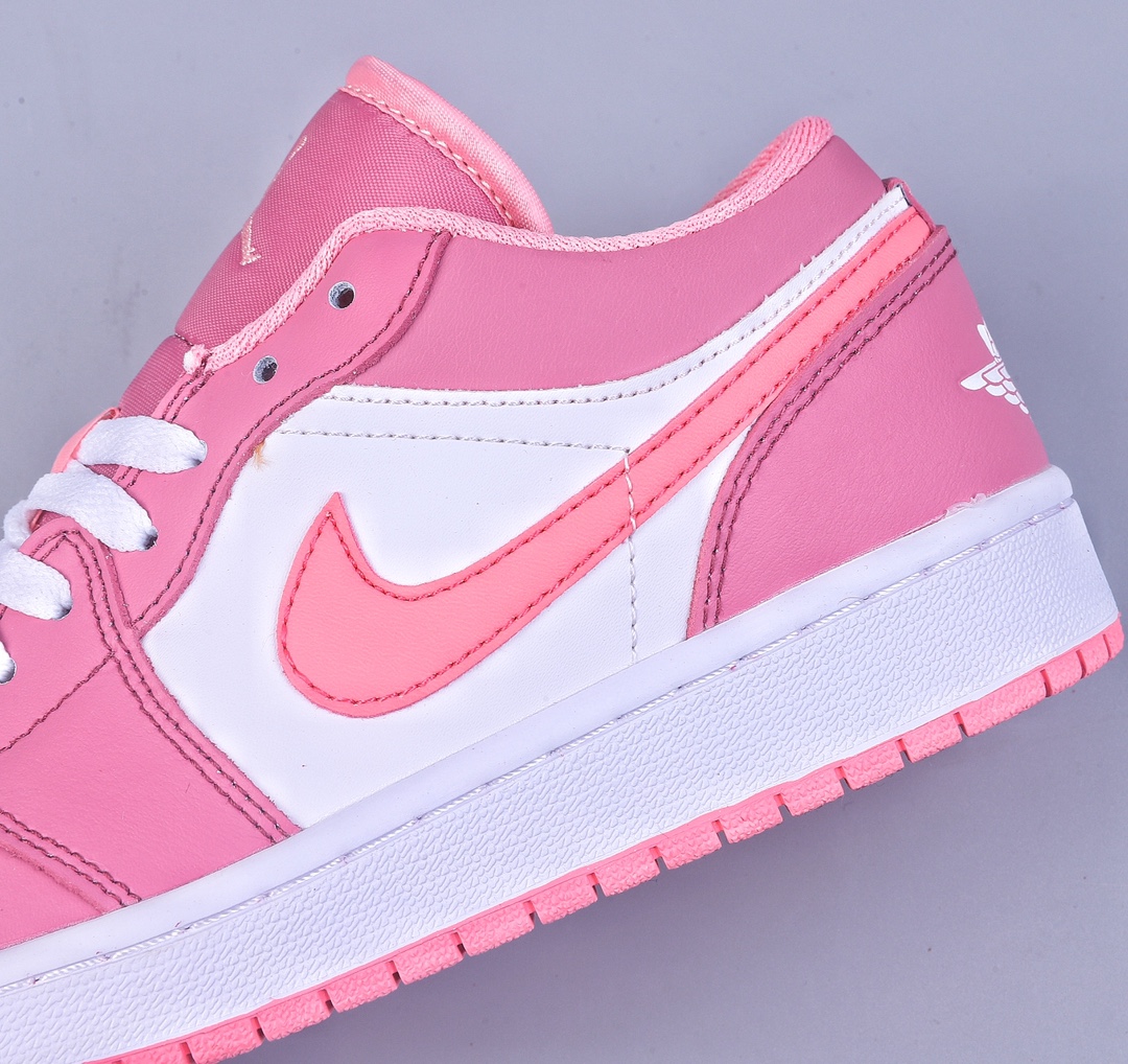 200 Nike Air Jordan 1 Mid 粉白 低帮系列 553560-616