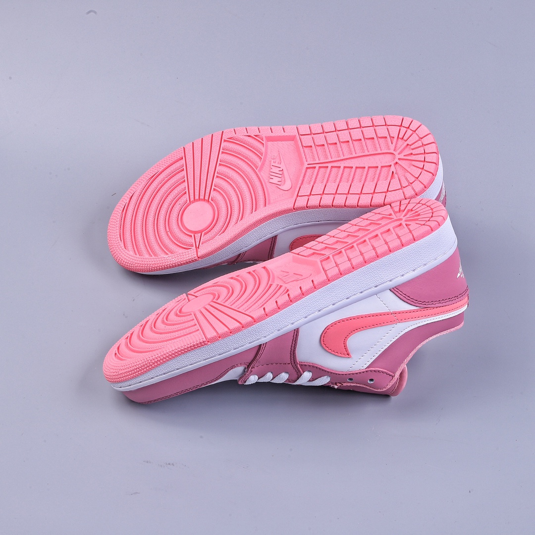 200 Nike Air Jordan 1 Mid 粉白 低帮系列 553560-616