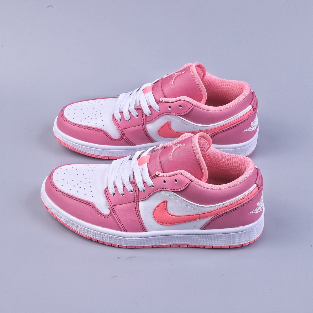 200 Nike Air Jordan 1 Mid 粉白 低帮系列 553560-616