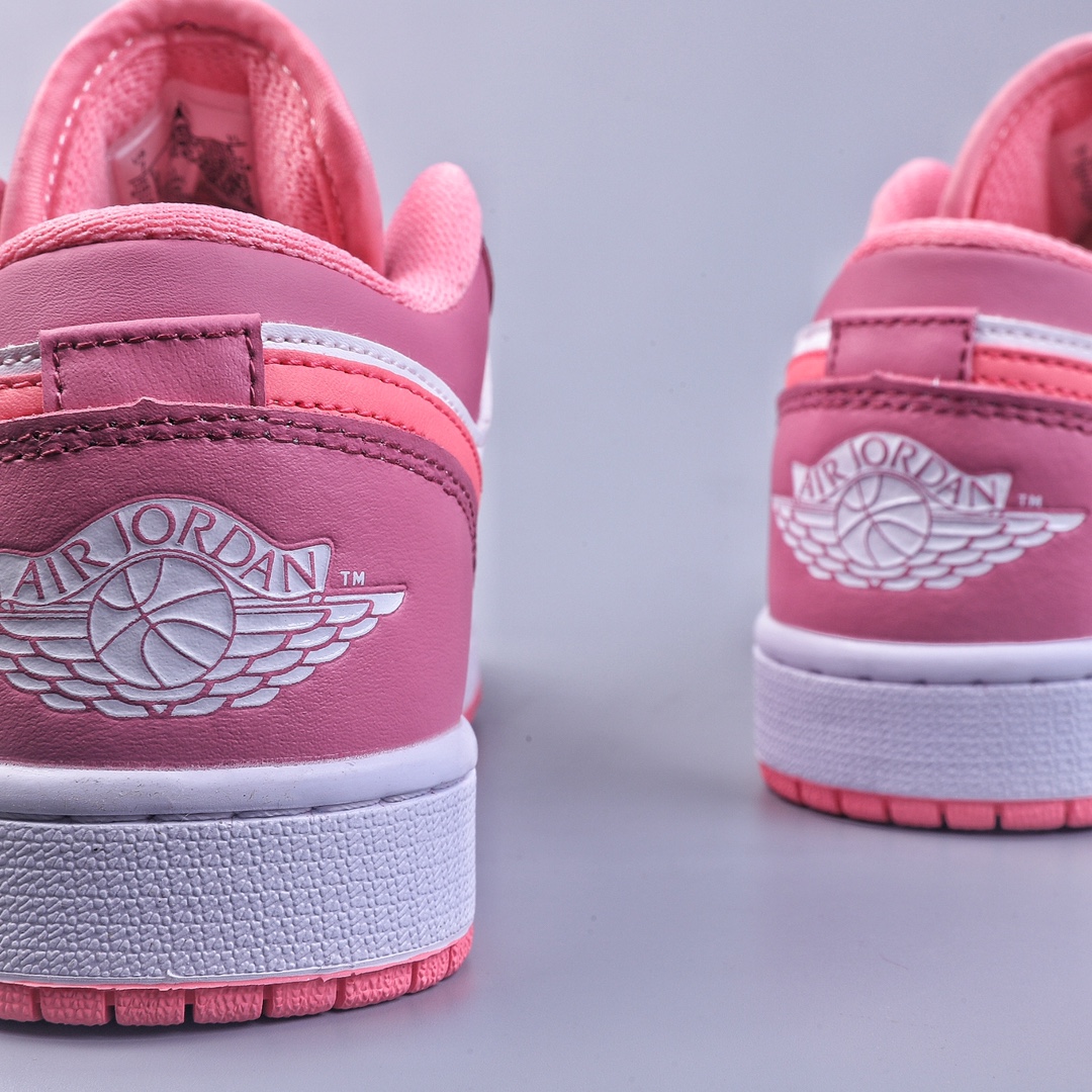 200 Nike Air Jordan 1 Mid 粉白 低帮系列 553560-616