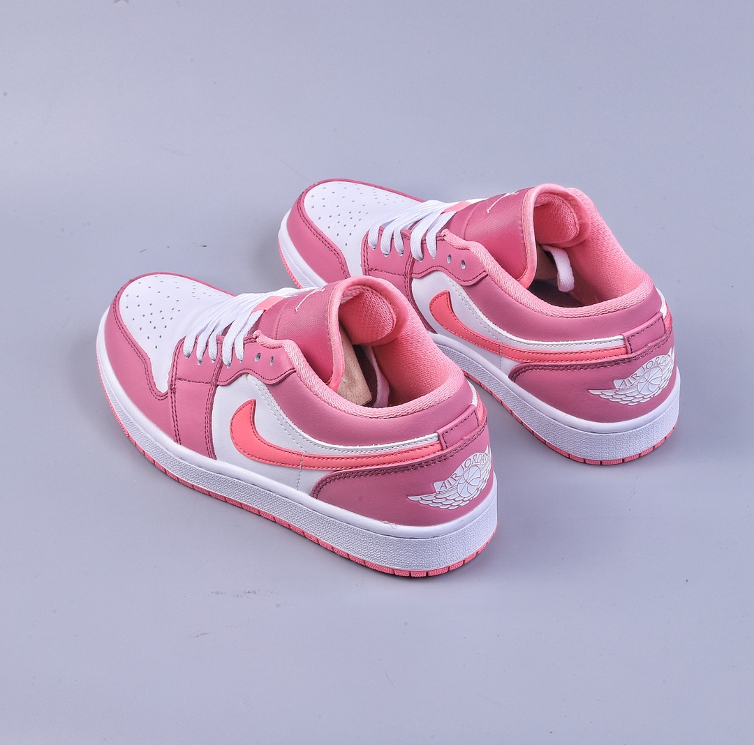 200 Nike Air Jordan 1 Mid 粉白 低帮系列 553560-616