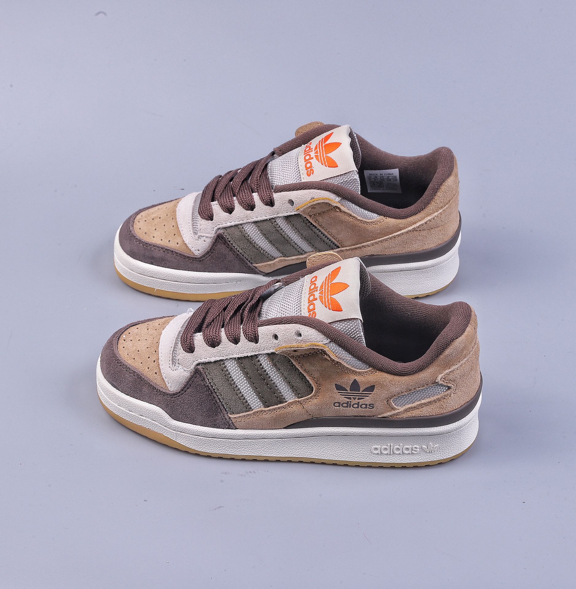 Adidas Forum 84 Low Brown Low Top Versatile Trendy Casual Sports Sneakers GW4334