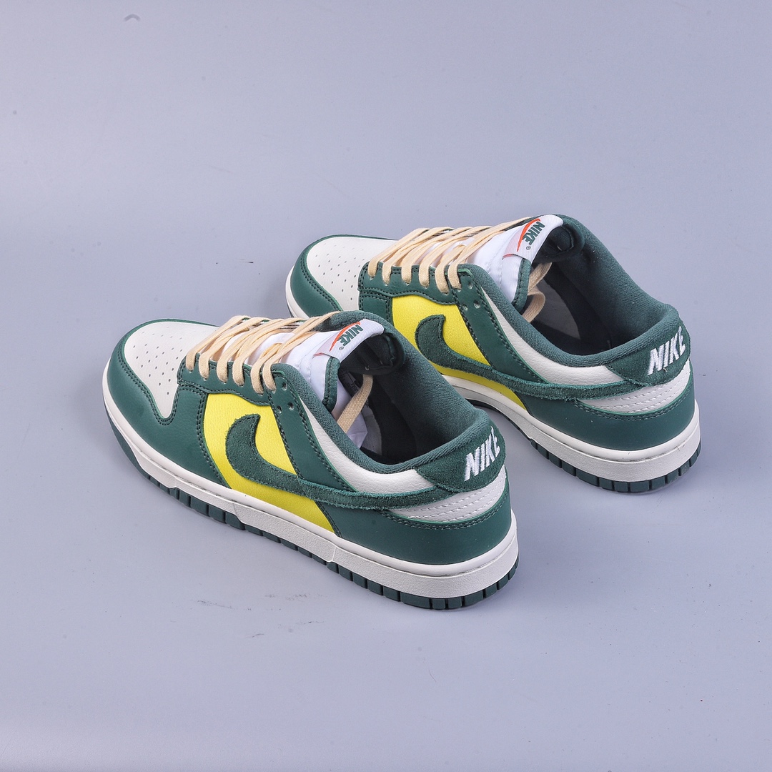 300 Ｃ版Nk Dunk Low SE ”Noble Green” 经典巴西配色 SB低帮运动休闲板鞋 FD0350-133