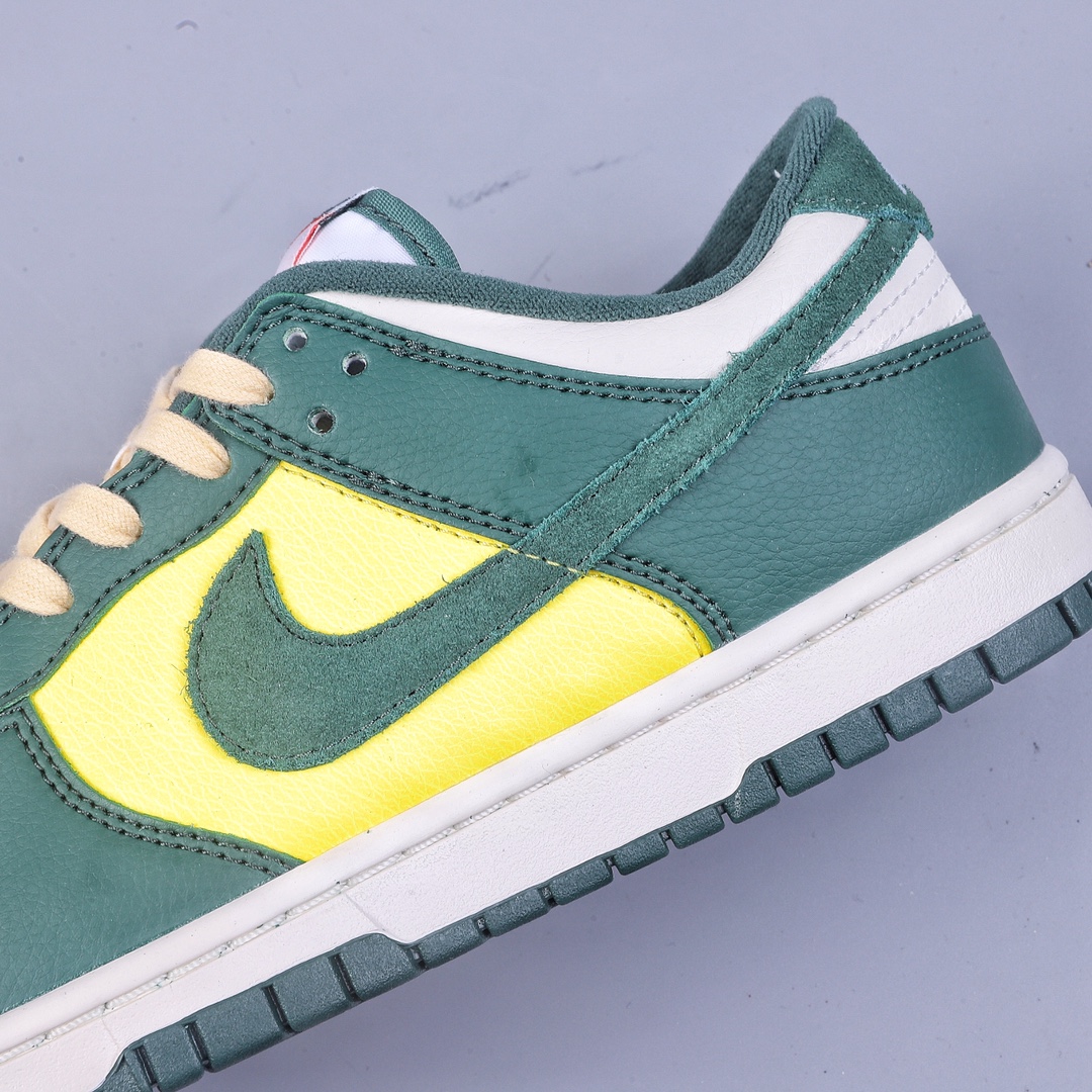 300 Ｃ版Nk Dunk Low SE ”Noble Green” 经典巴西配色 SB低帮运动休闲板鞋 FD0350-133