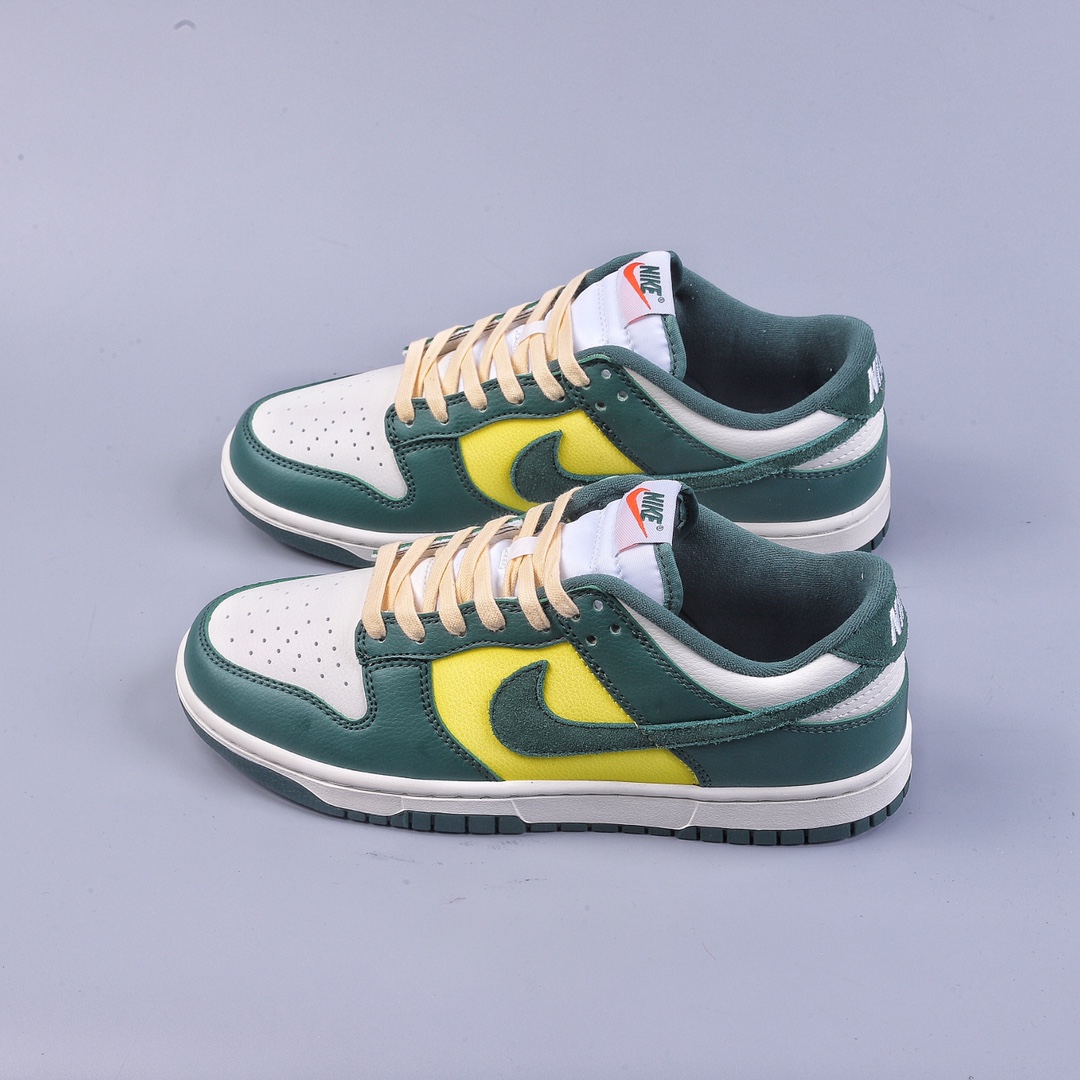 300 Ｃ版Nk Dunk Low SE ”Noble Green” 经典巴西配色 SB低帮运动休闲板鞋 FD0350-133