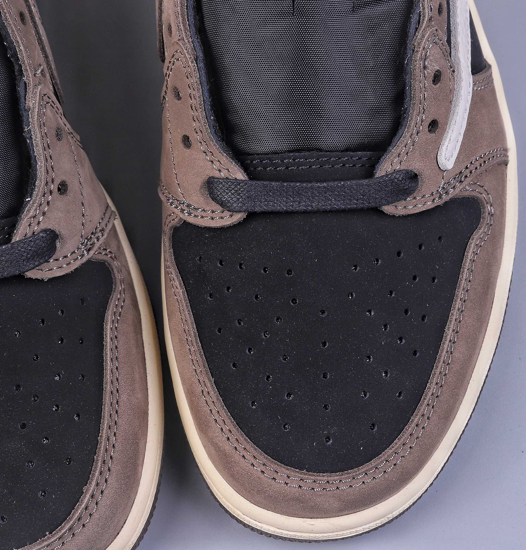 280 G版Travis Scott x Air Jordan AJ1 Low OG SP TS联名深棕倒钩低帮 CQ4277-001