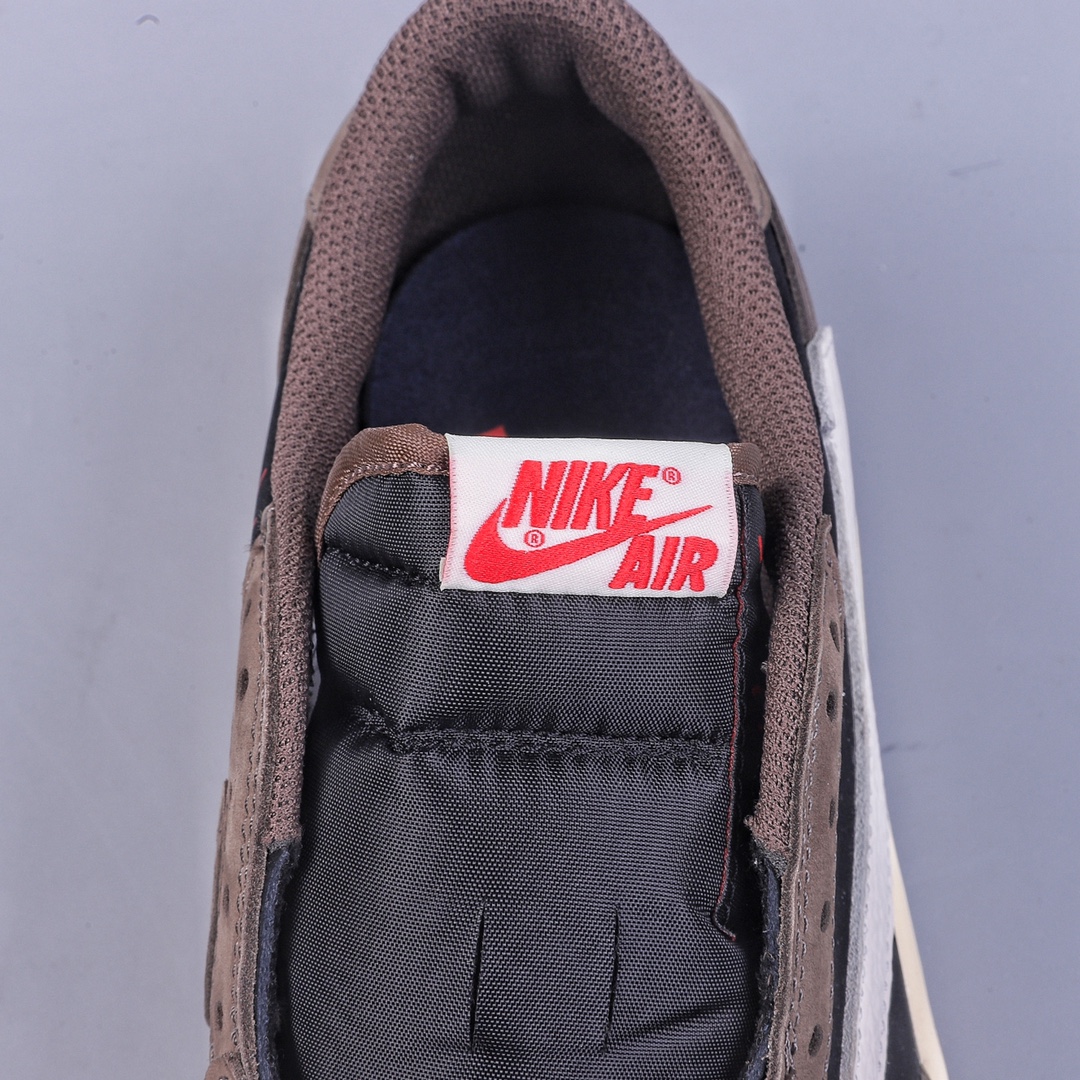280 G版Travis Scott x Air Jordan AJ1 Low OG SP TS联名深棕倒钩低帮 CQ4277-001