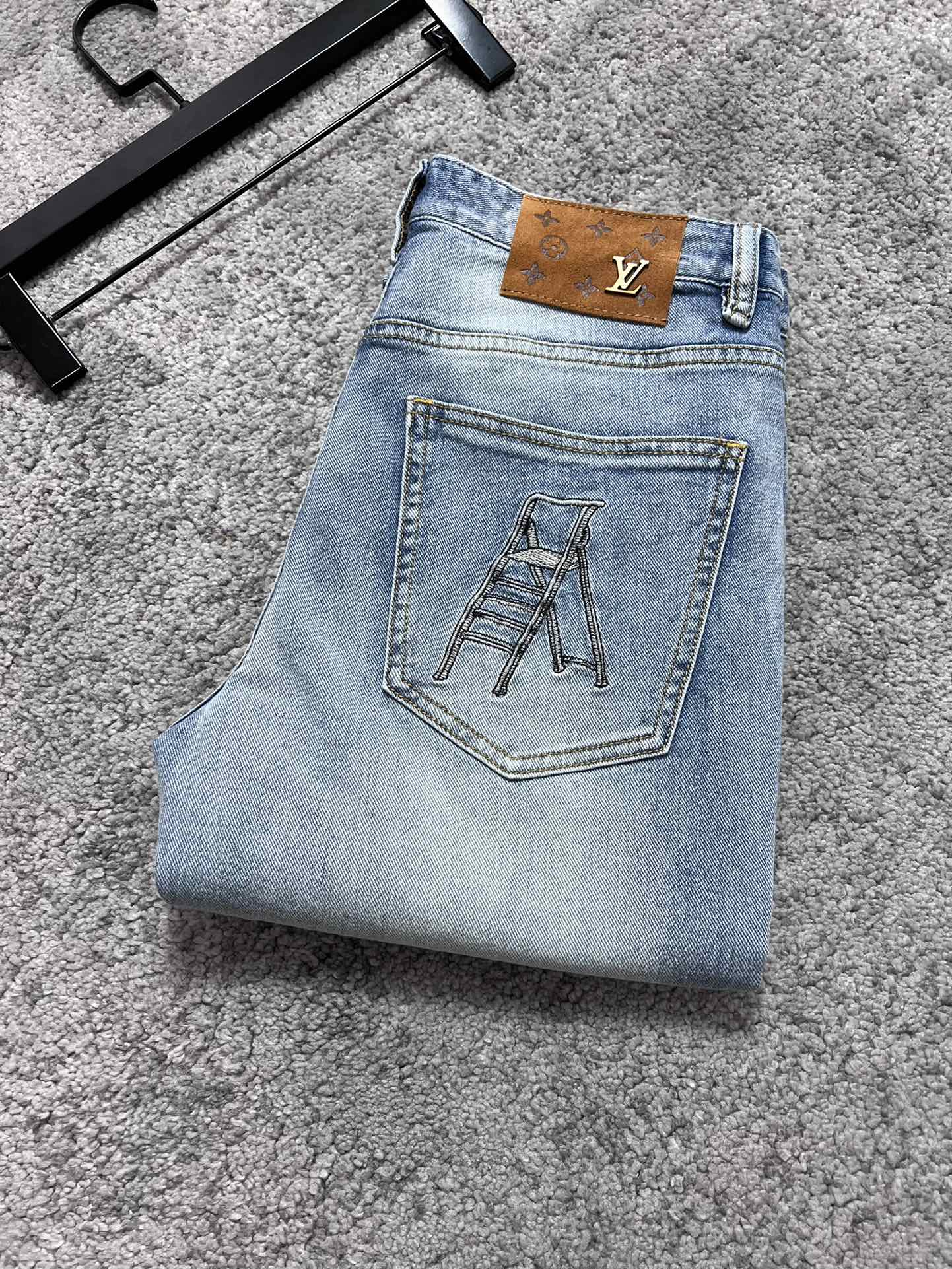 Louis Vuitton Clothing Jeans Embroidery