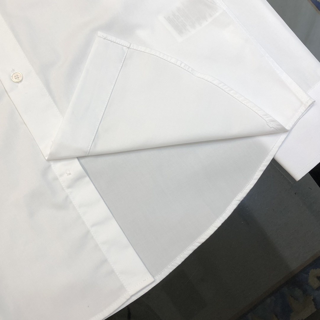 DG 杜嘉班纳🔥早春新款男士商务休闲长袖衬衫独家专供 官网同步售卖 修身版型 ✨简约百搭 品质✨高版本✨立体刺绣字母logo设计 8