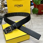 Replica For Cheap
 Fendi Belts Black Yellow Fashion