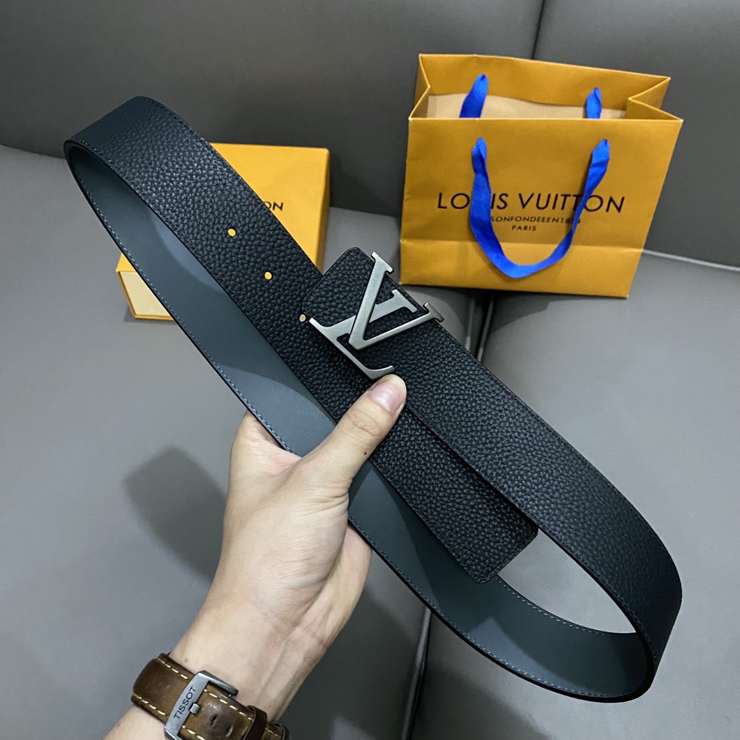 Louis Vuitton Belts Calfskin Cowhide