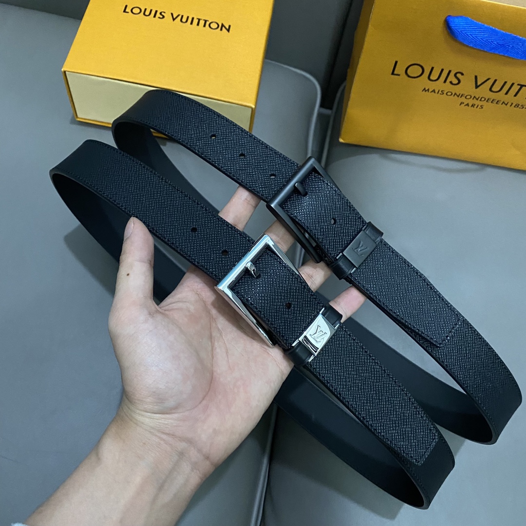 Cheap
 Louis Vuitton Belts High Quality AAA Replica
 Men Calfskin Cowhide