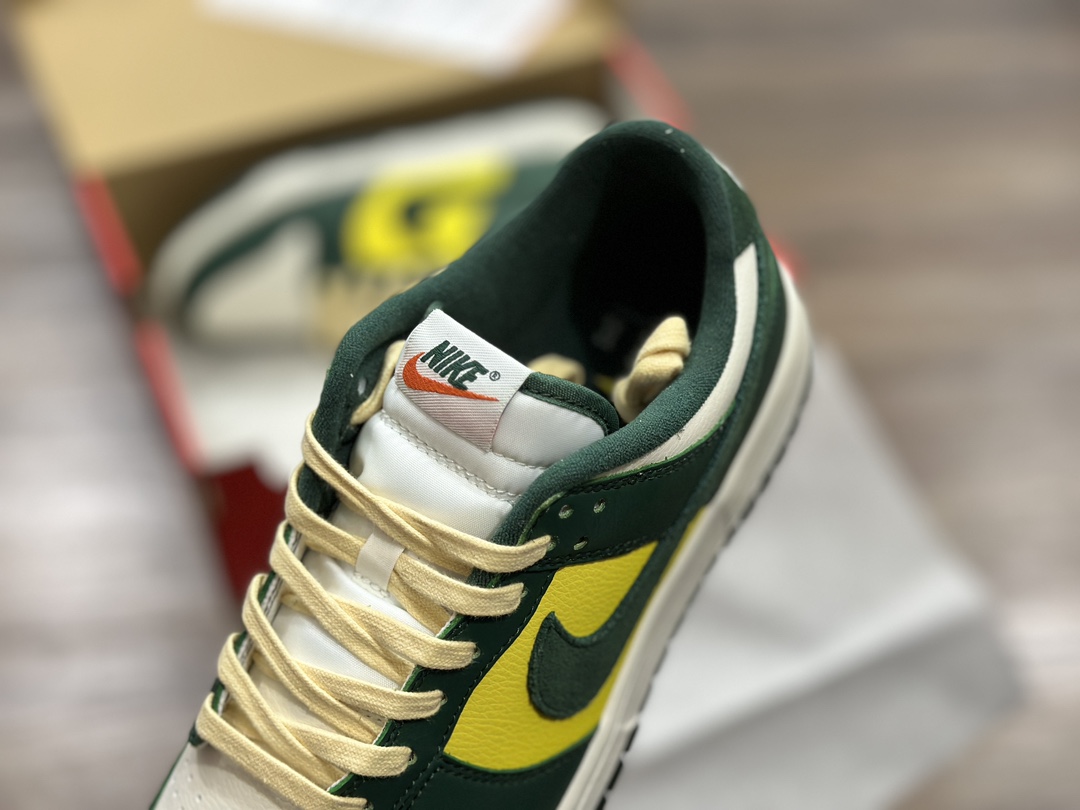 300 NIKE SB Dunk Low 黄绿 低帮休闲运动鞋 FD0350-133