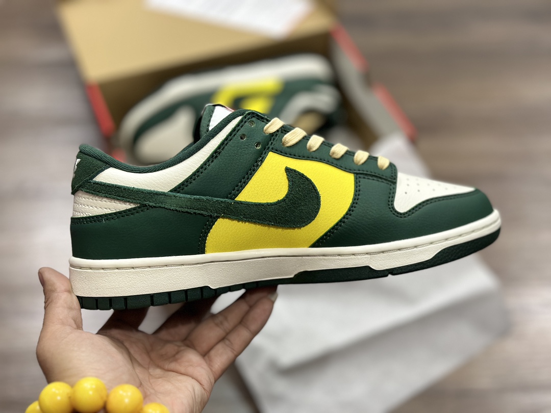 300 NIKE SB Dunk Low 黄绿 低帮休闲运动鞋 FD0350-133