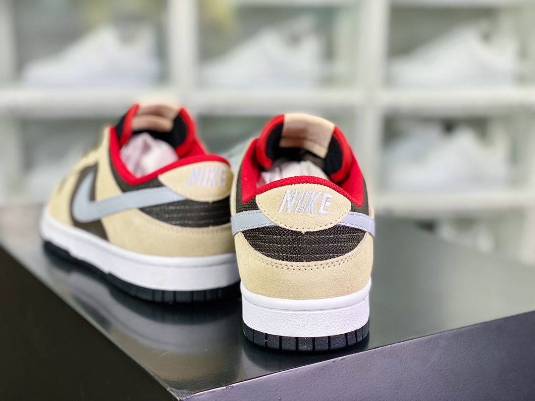 280 SB Dunk Low Premium”Dark Chocolate Linen”扣篮系列低帮休“亚麻黄暗棕巧克力”313170-203