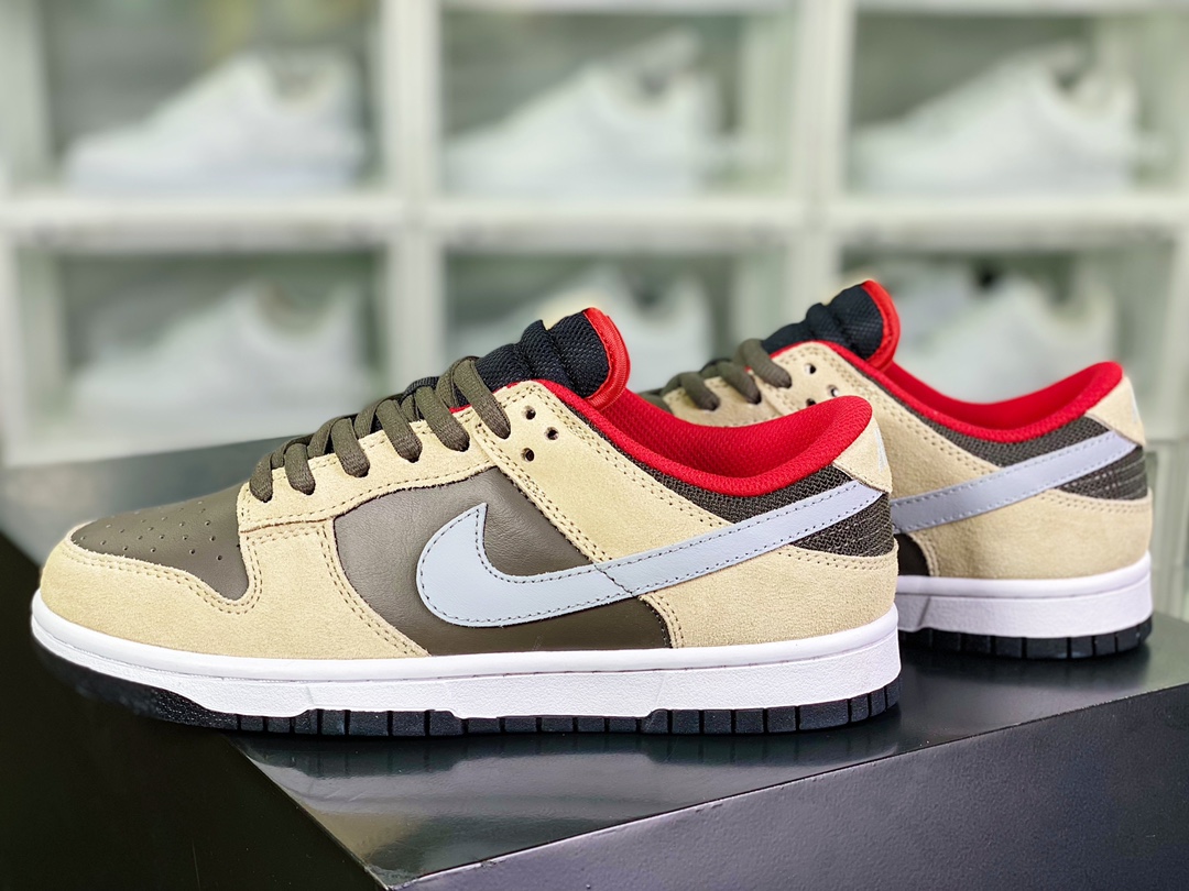 280 SB Dunk Low Premium”Dark Chocolate Linen”扣篮系列低帮休“亚麻黄暗棕巧克力”313170-203