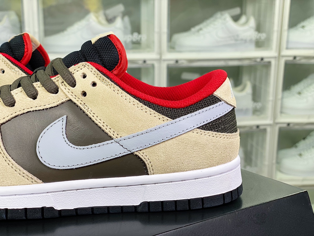 280 SB Dunk Low Premium”Dark Chocolate Linen”扣篮系列低帮休“亚麻黄暗棕巧克力”313170-203