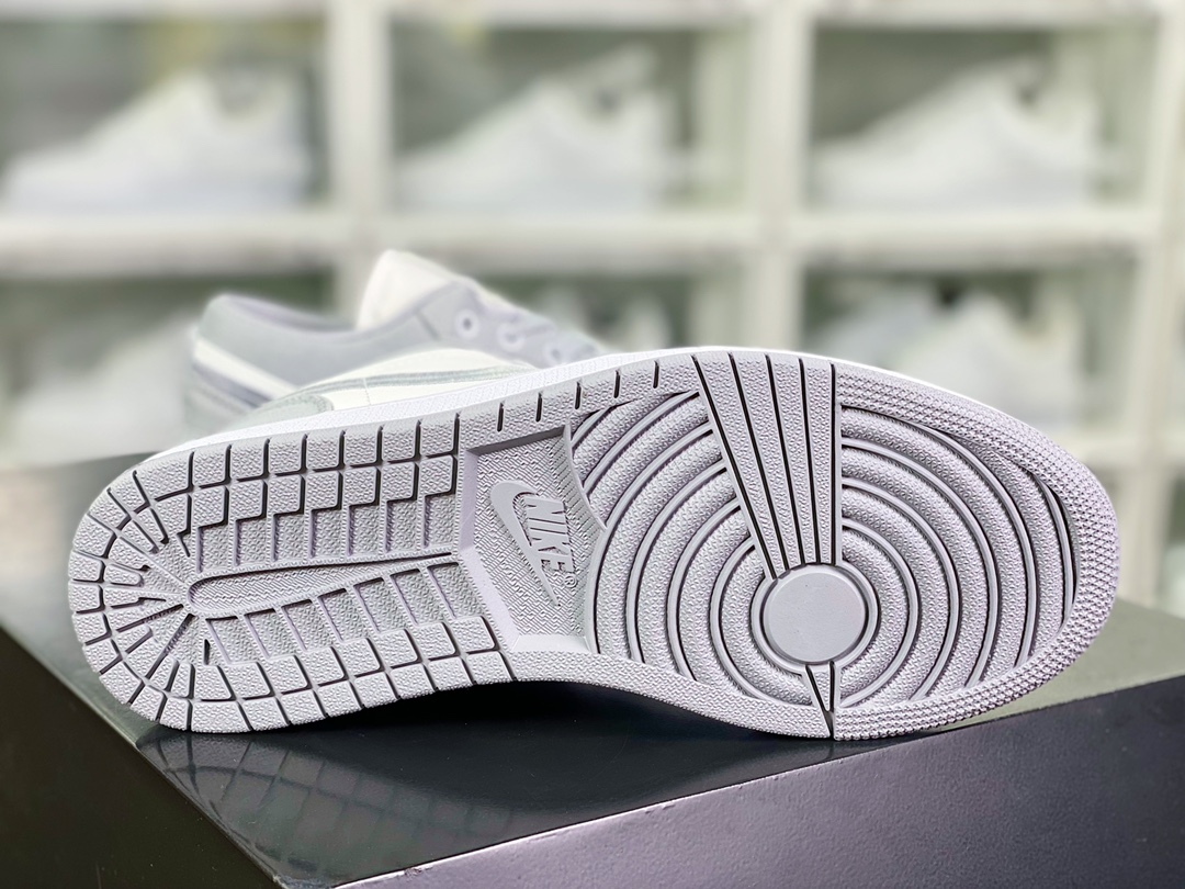 200  Air Jordan 1 Retro Low SE”Light Steel Grey”AJ1乔丹一代低帮篮球鞋“帆布烟灰白刺绣”DV0426-012