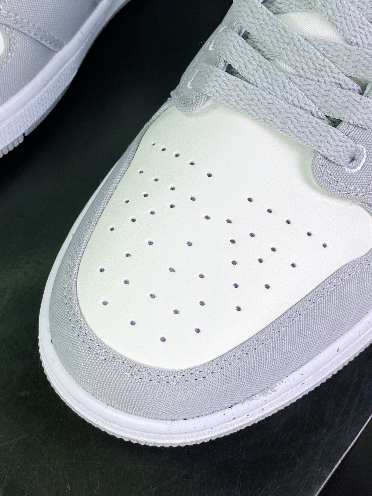 200  Air Jordan 1 Retro Low SE”Light Steel Grey”AJ1乔丹一代低帮篮球鞋“帆布烟灰白刺绣”DV0426-012