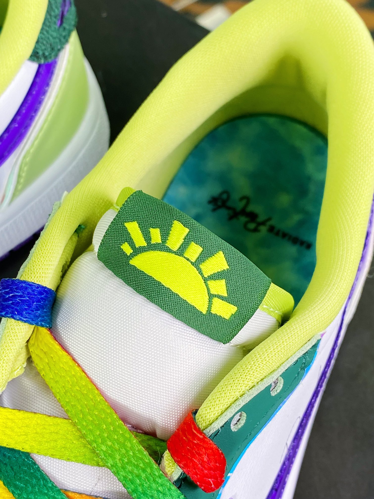 240  Air Jordan 1 Retro Low OG”Doernbecher 2023”AJ1乔丹一代低帮“慈善绿紫”FD9665-351
