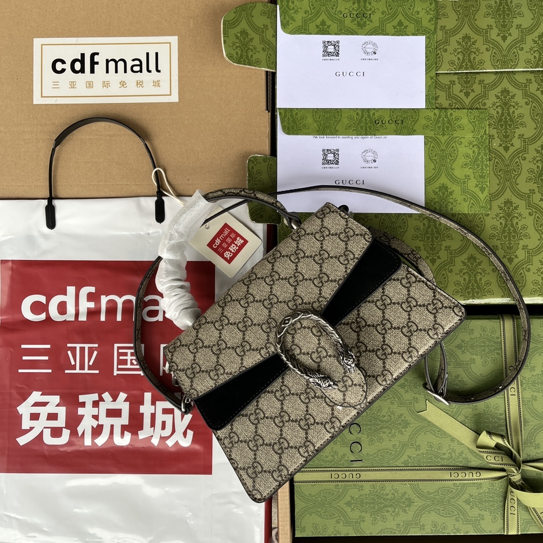 原厂皮配Cdfmall三亚免税店手提袋新款G家Dionysus酒神系列以古希腊众神之一的酒神狄俄尼索斯为