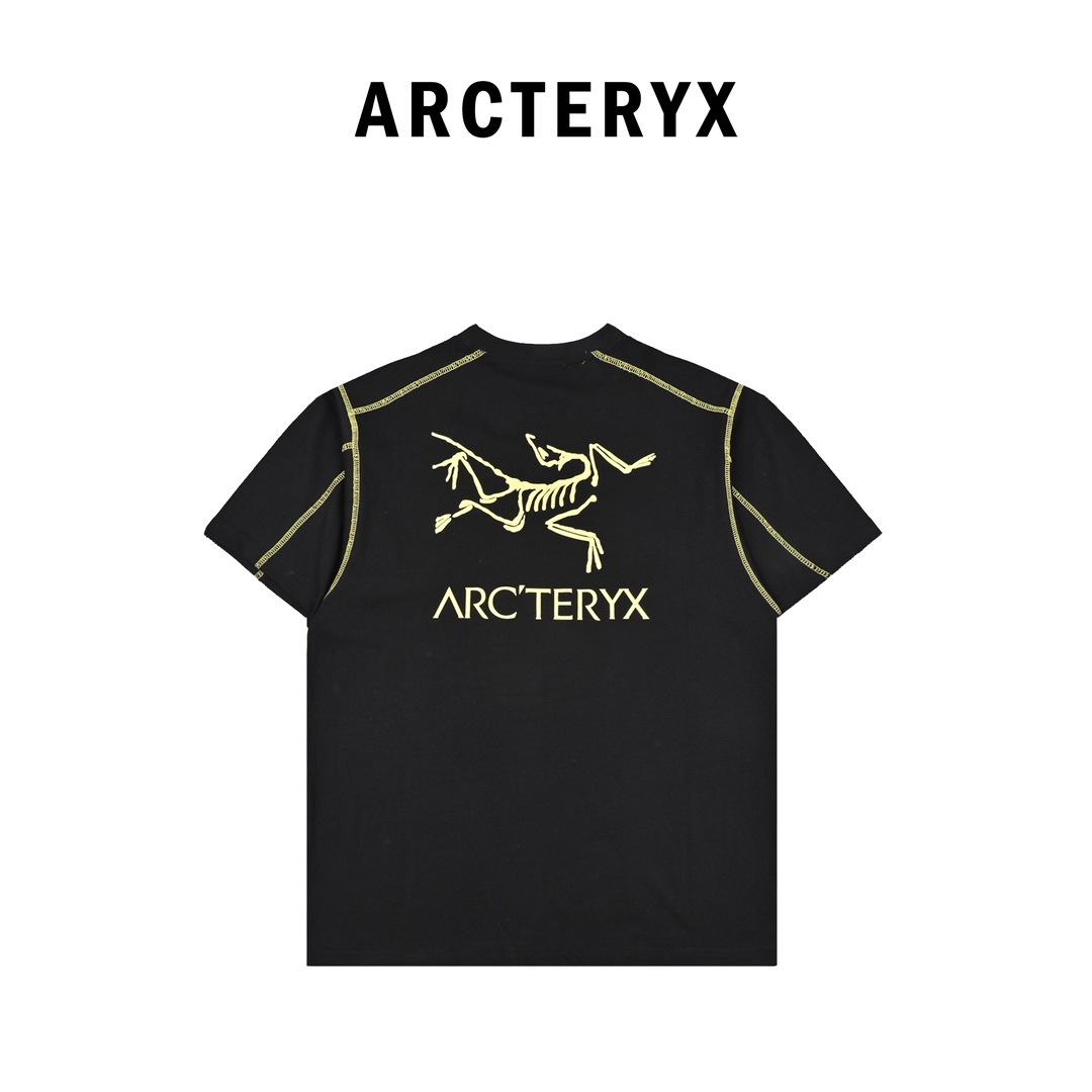 160 Arc'teryx 23SS 始祖鸟明线拼色短袖T恤