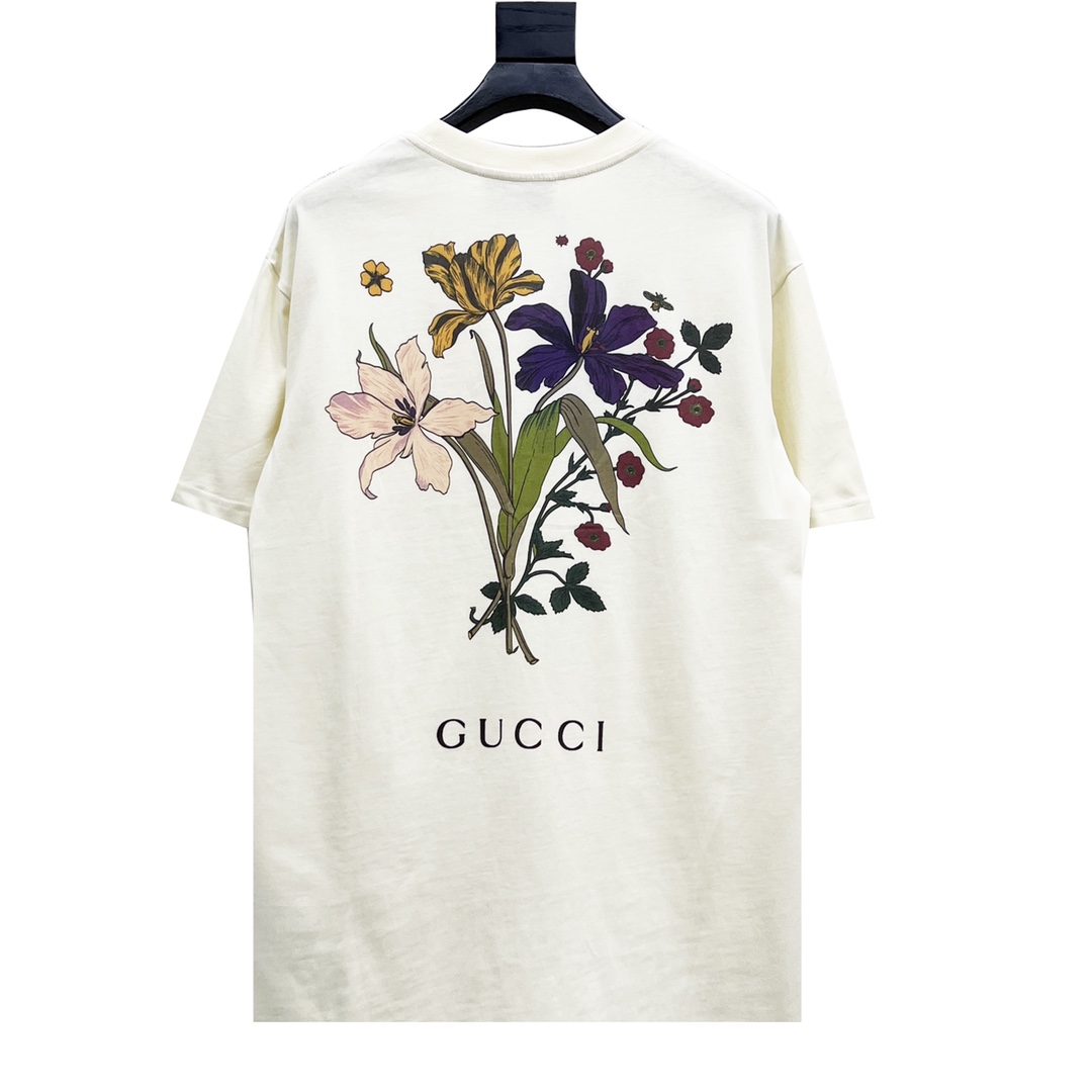 160 Gucci/古驰 联名D限定满印后背印花短袖