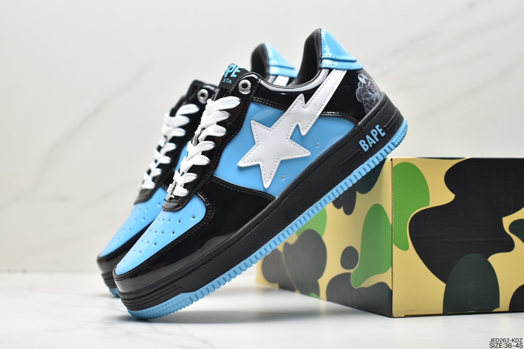 Japan's Harajuku fashion brand A Bathing Ape BAPE Sk8 Sta Low SK8 series low-top casual sports