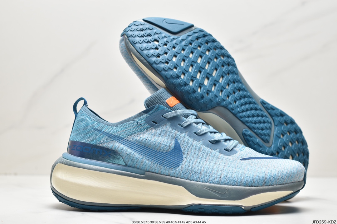 170 耐克NIKE ZOOMX INVINCIBLE RUN FK3 短跑马拉松系带系列轻量休闲运动慢跑鞋 DR2615-401