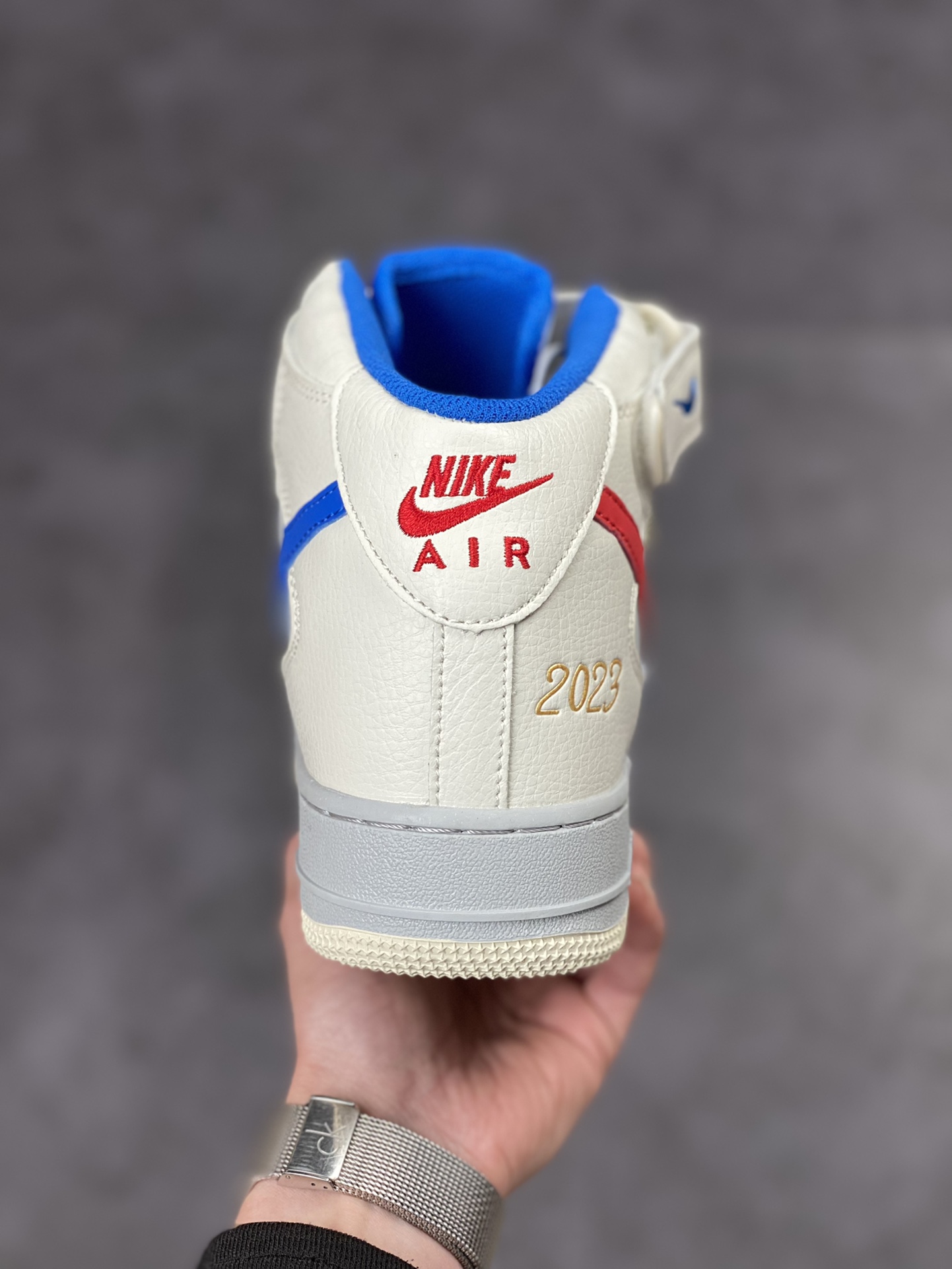 250 Nike Air Force 1 Mid 07 宝蓝红大白兔奶糖 CW0088-928
