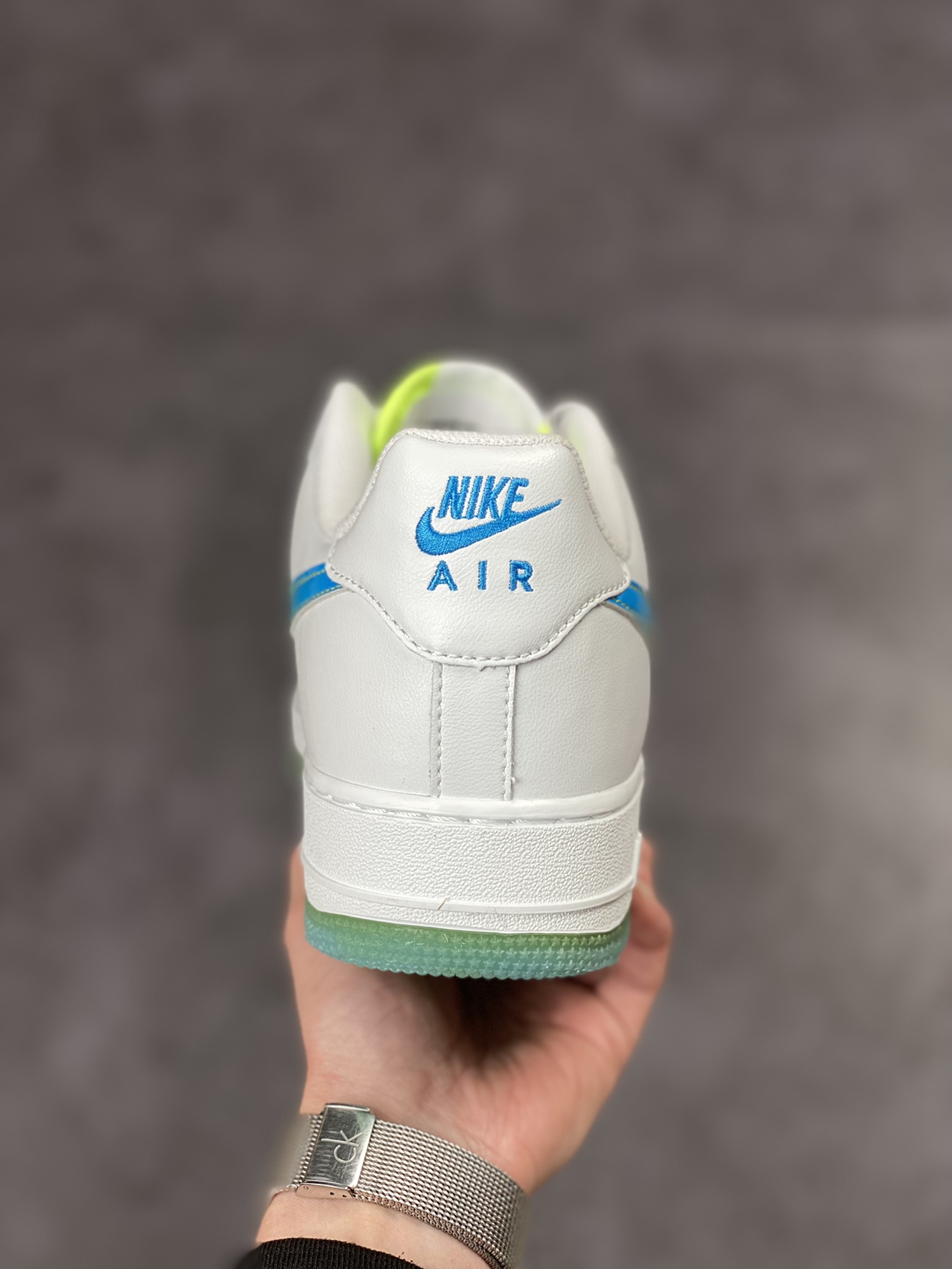 210 Nike Air Force 1 Low 07 白蓝黄渐变 冰柠檬配色 TO1232-111