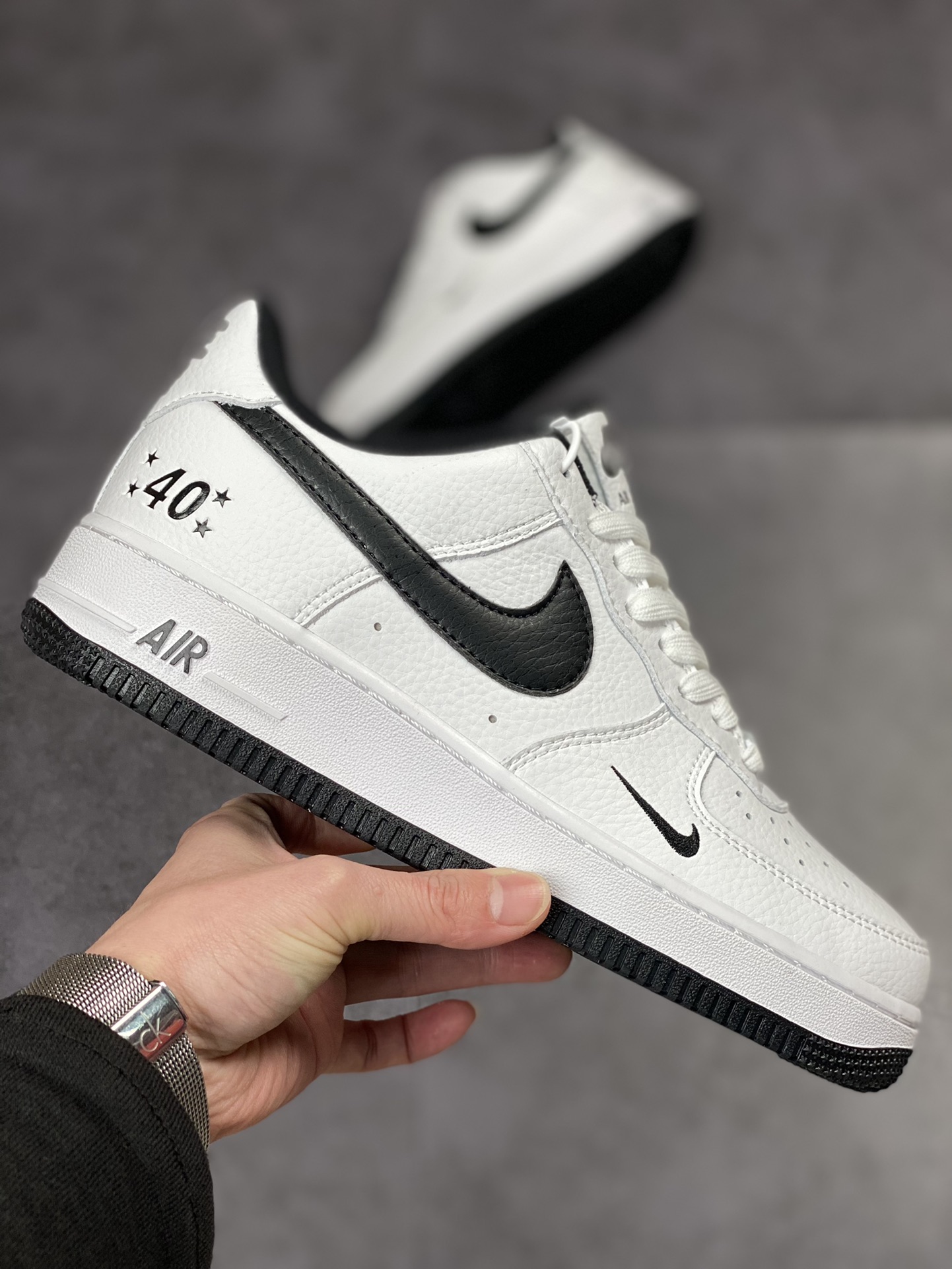 230 Nike Air Force 1 Low 07 40周年白黑小钩 MN5263-127