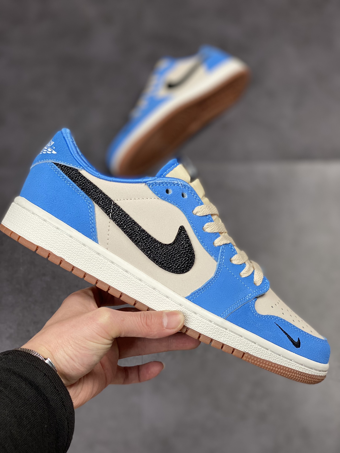 200 Air Jordan 1 Low 白蓝黑 官方同步新色 CZ0790-141