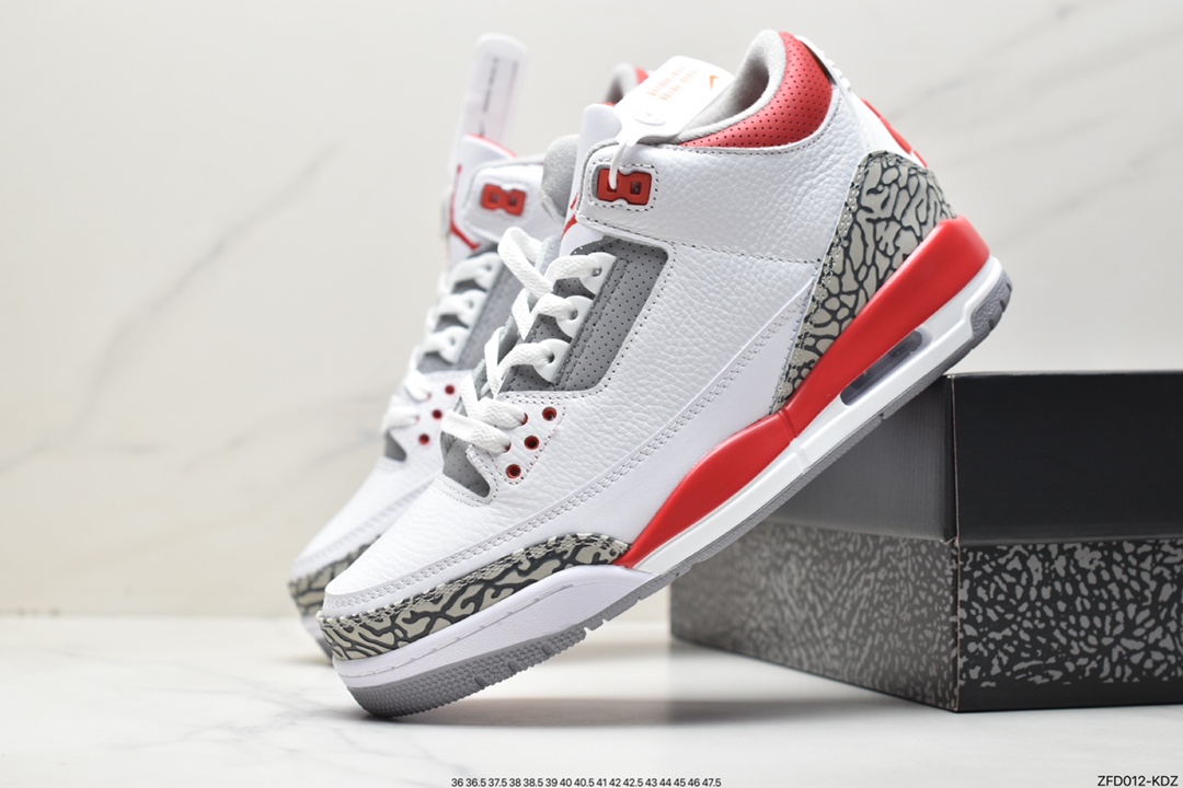 280 Air Jordan 3 Retro 全新批次 迈克尔·乔丹AJ3代中帮复古休闲运动文化篮球鞋DN3707-160