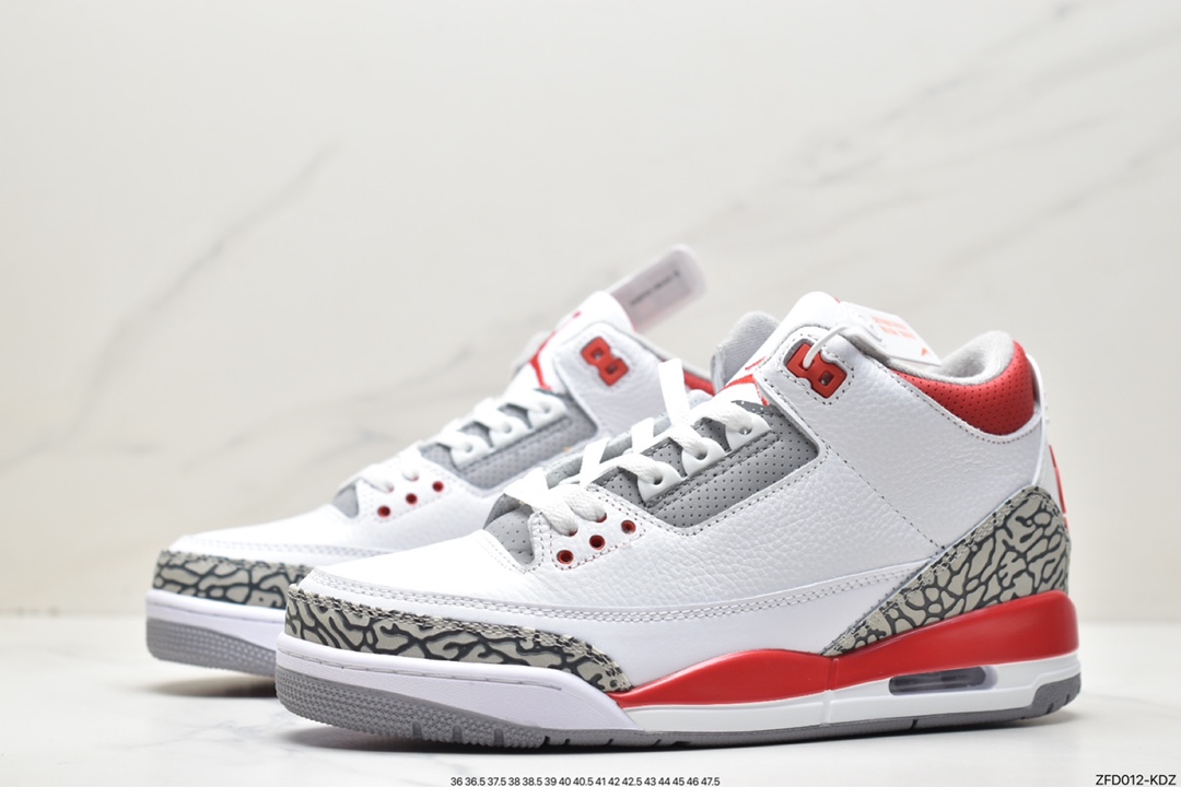 280 Air Jordan 3 Retro 全新批次 迈克尔·乔丹AJ3代中帮复古休闲运动文化篮球鞋DN3707-160