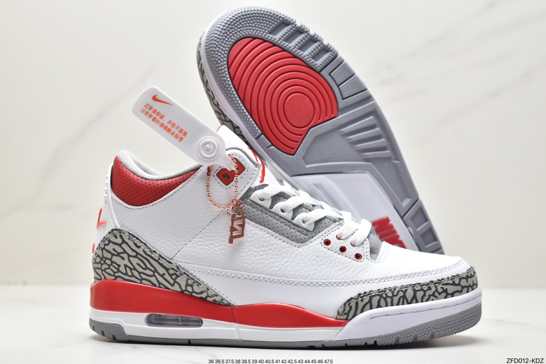 280 Air Jordan 3 Retro 全新批次 迈克尔·乔丹AJ3代中帮复古休闲运动文化篮球鞋DN3707-160