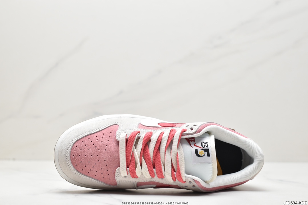 170 SB Dunk Low SE”85 Double Swoosh/Grey/Pink/Rabbit”扣篮板鞋“麂皮浅灰粉红双钩小兔”DO9457-117