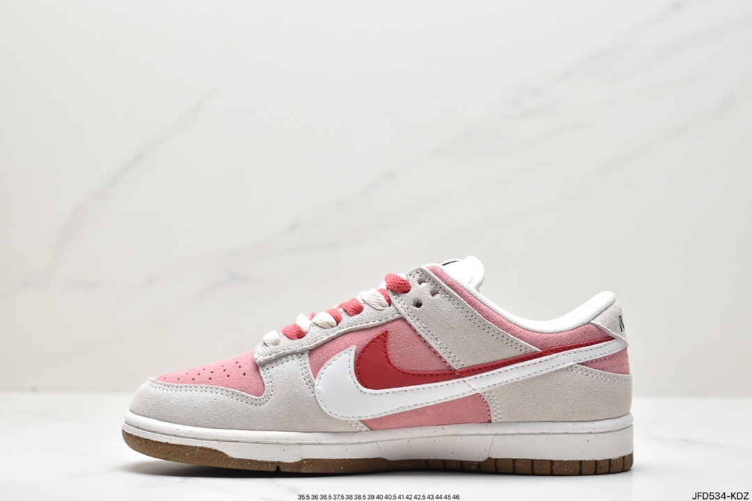 170 SB Dunk Low SE”85 Double Swoosh/Grey/Pink/Rabbit”扣篮板鞋“麂皮浅灰粉红双钩小兔”DO9457-117